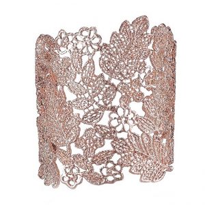 Rose Gold Vintage Lace Cuff